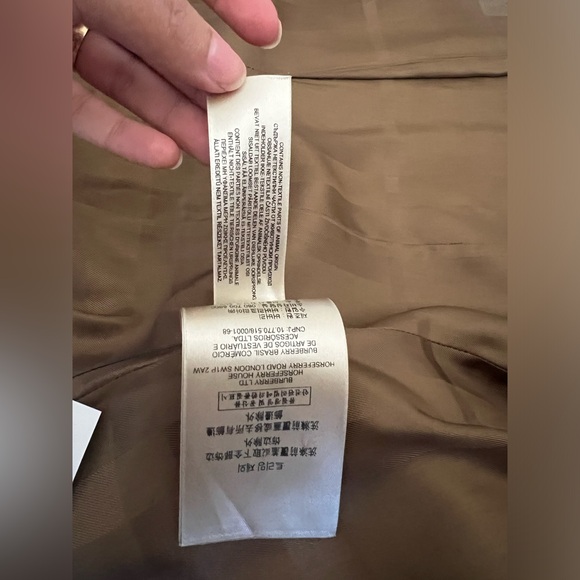 Burberry Brown Wool Cashmere Coat Caban USA 12 - Picture 8 of 16